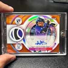 2025 Finest Rookie Autograph Relics Adael Amador #RAJR-AA card