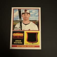 2025 Topps Heritage Clubhouse Collection Relics Jordan Westburg #CCR-JWE card