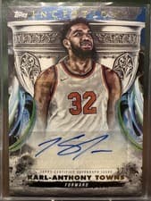 2024-25 Topps Inception Grail Chasing Signatures Karl-Anthony Towns #GCS-KT card
