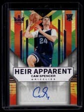 2024-25 Panini Court Kings Heir Apparent Autographs Cam Spencer #HA-SPC card