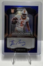 Bru McCoy 2025 Panini Prizm Draft Picks Draft Picks Autographs card