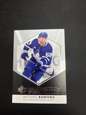 Michael Bunting 2022 SP Authentic Profiles card