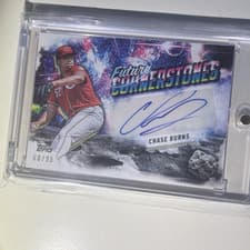 2025 Topps Pro Debut Future Cornerstones Autographs Chase Burns #FC-CB card