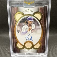 2025 Topps Five Star Quintuple Relic Autographs Kevin Alcántara #QRA-KA card