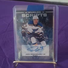 2024-25 Upper Deck Black Diamond Sparkling Scripts Jake Neighbours #SS-JN card