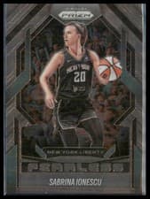 2025 Panini Prizm WNBA Fearless Sabrina Ionescu #1 card