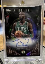 2025-26 Topps Midnight Midnight Sun Signatures Kevin Garnett #MS-KG card