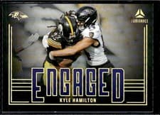 2025 Panini Luminance Engaged Kyle Hamilton #15 card