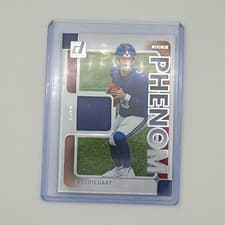 Jaxson Dart 2025 Donruss Rookie Phenom Jerseys card