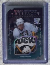 Terry Yake 2024-25 Upper Deck Artifacts Inaugural Access Ticket card