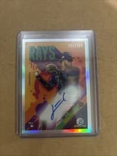 2024 Bowman Chrome Ascensions Autographs Junior Caminero #BAA-JCA card