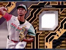 2025 Topps City Connect Swatch Collection Series One Yu Darvish #CC-YD card