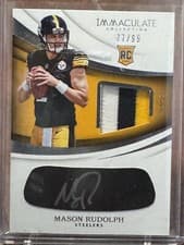 Mason Rudolph 2018 Panini Immaculate Collection card