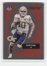 2025 Bowman University Chrome 1955 Bowman Football Haynes King #55AV-23 card