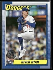 2025 Topps 1990 Topps Baseball (Series One) River Ryan #T90-49 card