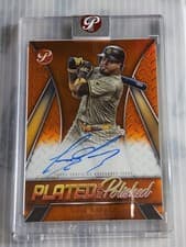 2025 Topps Pristine Plated and Polished Autographs Luis Arraez #PAPAV-LA card