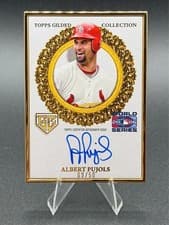 2025 Topps Gilded Collection Gilded Champions Autographs Albert Pujols #GCH-AP