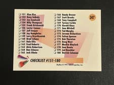 Checklist: 121-180