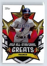 2025 Topps All Star Game All-Star Game Greats Julio Franco #ASGG-24 card