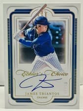 2025 Panini National Treasures Ecklar's Choice Signatures James Triantos #24 card