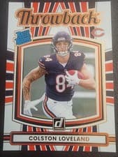 2025 Donruss Rated Rookie Throwback Colston Loveland #8 card