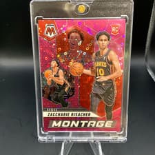 2024-25 Panini Mosaic Montage Zaccharie Risacher #8 card
