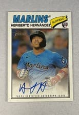 2026 Topps Heritage Real One Autographs Heriberto Hernández #ROA-HH card