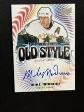 2024-25 Upper Deck Premier Old Style Signatures Mike Modano #OS-MO card