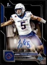 2025 Bowman University Chrome Chrome Prospect Autographs Jayden Virgin-Morgan #BCA-JVM card