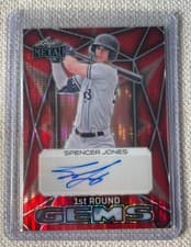 2024 Leaf Metal 1st Round Gems Spencer Jones #1RG-SJ1 card