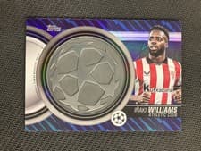 2025-26 Topps UEFA Club Competitions Starball Commemorative Relics Iñaki Williams #SCR-IW card