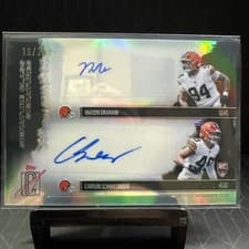 2025 Topps Signature Class Signature Class Dual Signatures Mason Graham #SCDS-GS card