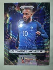 Alexandre Lacazette 2018 Panini Prizm World Cup card