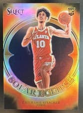 2024-25 Panini Select Solar Eclipse Zaccharie Risacher #12 card