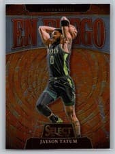 2024-25 Panini Select En Fuego Jayson Tatum #6 card