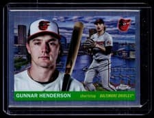 2025 Topps Chrome Platinum 1955 Topps City Variations Gunnar Henderson #55CV-12 card