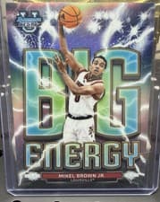 2025-26 Bowman University Best Big Energy Mikel Brown Jr. #BE-2 card