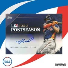 Jose Altuve 2024 Topps Postseason Performance Autograph card