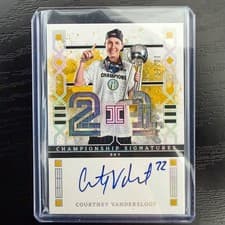 2025 Panini Impeccable WNBA 2024 WNBA Champions Signatures Courtney Vandersloot #6 card