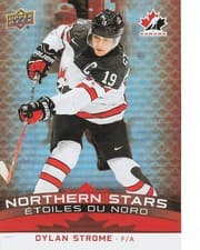 2025-26 Tim Hortons Team Canada Olympic Hockey Northern Stars Dylan Strome #NS-7 card
