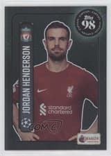 Jordan Henderson 2022 Topps Merlin Heritage 98 UEFA card
