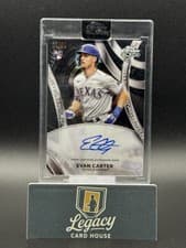2024 Topps Chrome Black Super Futures Autographs Evan Carter #SFA-EC card