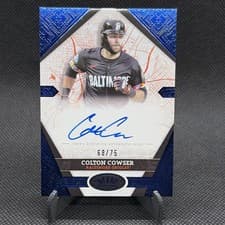 2025 Topps Tier One City Connect Signatures Colton Cowser #CCS-CC card