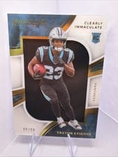 Trevor Etienne 2025 Panini Immaculate Clearly Immaculate Rookie Jerseys card