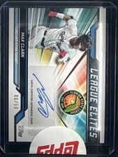 2025 Topps Pro Debut League Elites Autographs Max Clark #LEA-MC card
