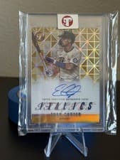 2025 Topps Pristine Italics Autographs Evan Carter #I-EC card