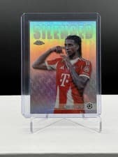 Michael Olise 2025 Topps Chrome UEFA Silenced card