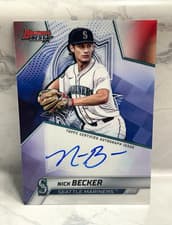 2025 Bowman's Best Best of 2025 Autographs Nick Becker #B25-NB card