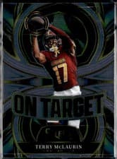 2025 Panini Select On Target Terry McLaurin #25 card