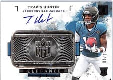 2025 Panini Impeccable Elegance Rookie Silver Bar Autos Travis Hunter #20